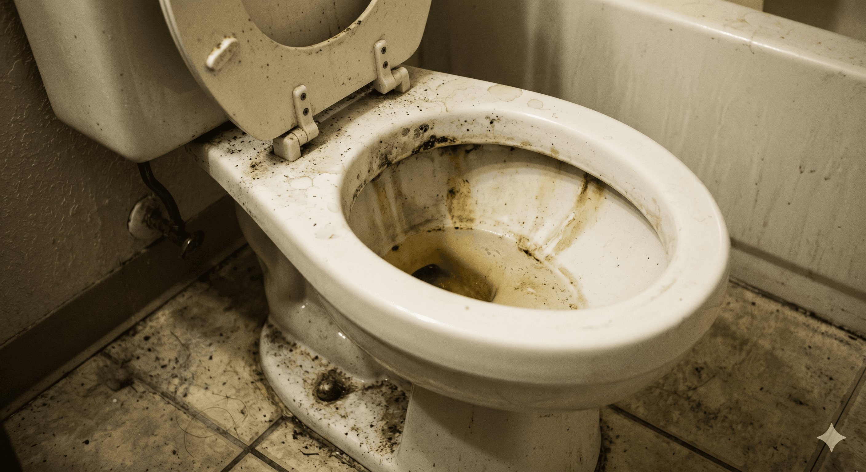 Bathroom — before cleaning